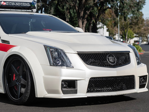 2009-2015 Cadillac CTS/CTS-V V2 SDP Carbon Fiber Headlight  Internal Housings Bezels
